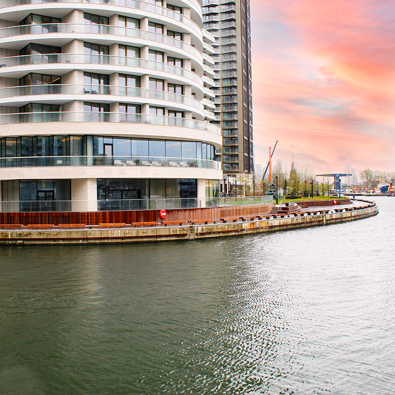 Harbour Quay Gardens, Wood Wharf