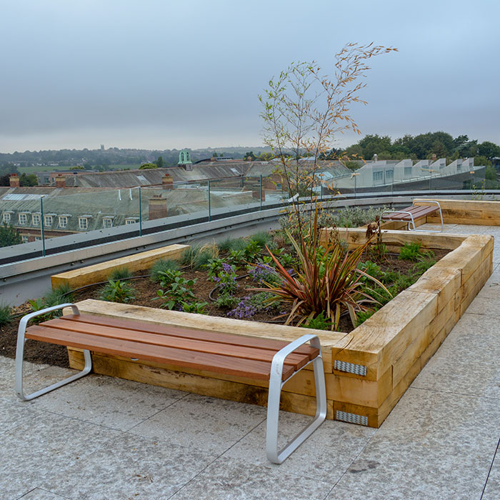 Edge Hill Library Roof Terrace