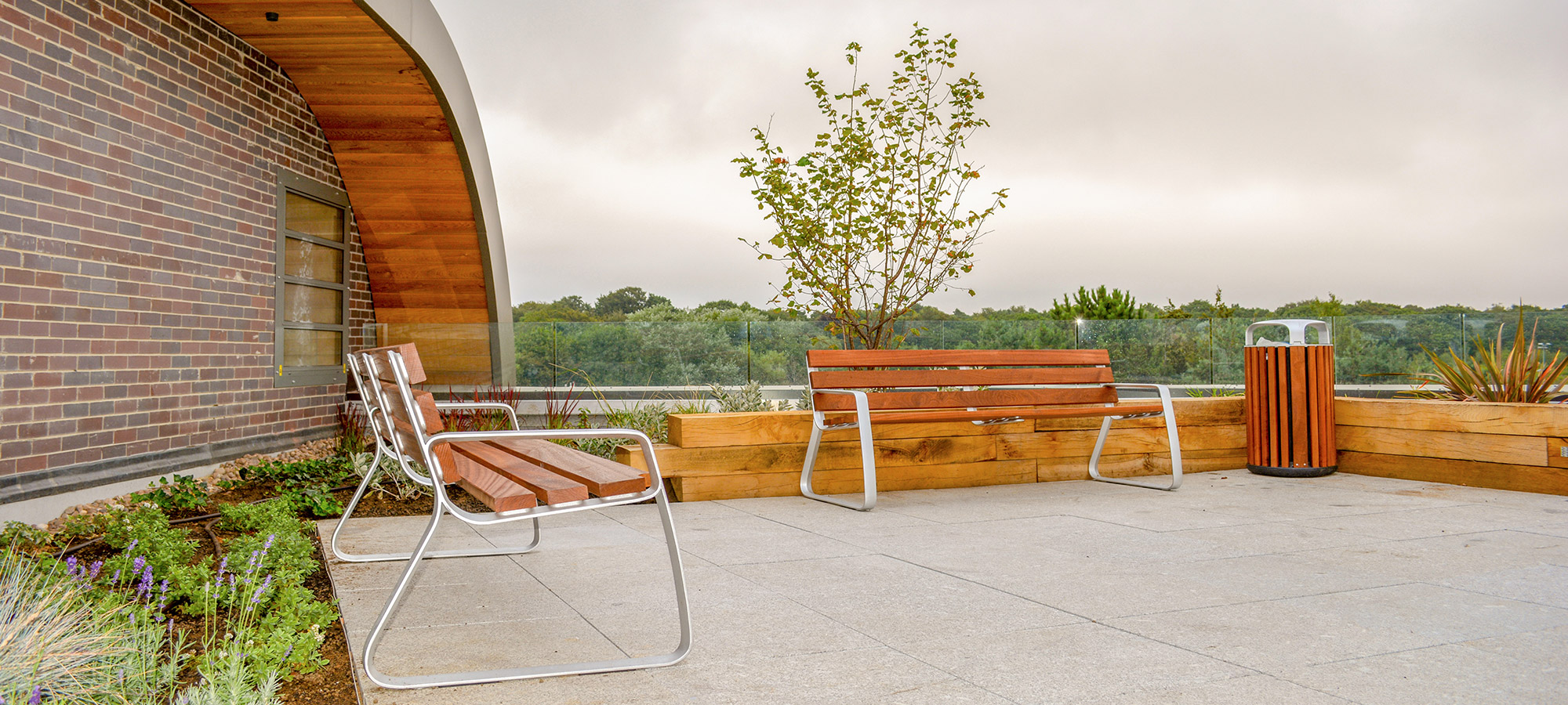 Edge Hill Library Roof Terrace