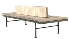 KLARA PL D Double sided wooden bench