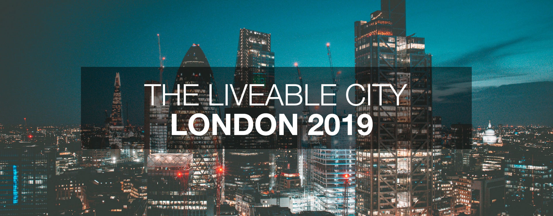 The Liveable City - London 18th-20th June 2019