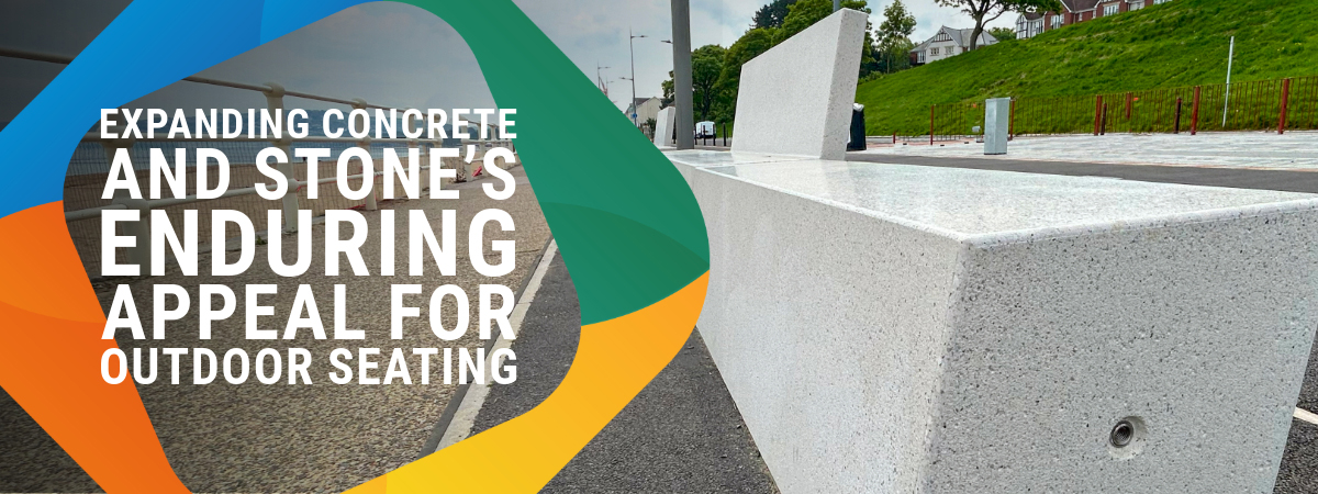 Expanding concrete and stone’s enduring appeal for outdoor seating