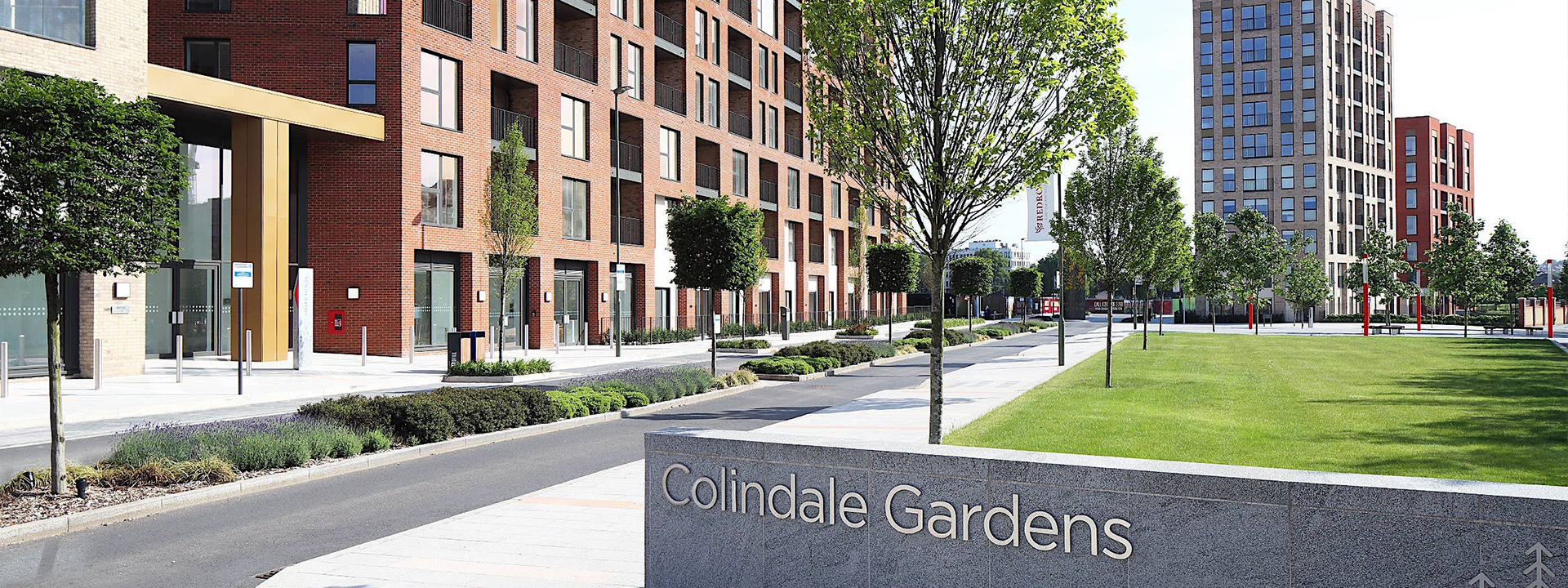 Stylish litter bins for luxury homes at Colindale Gardens, London