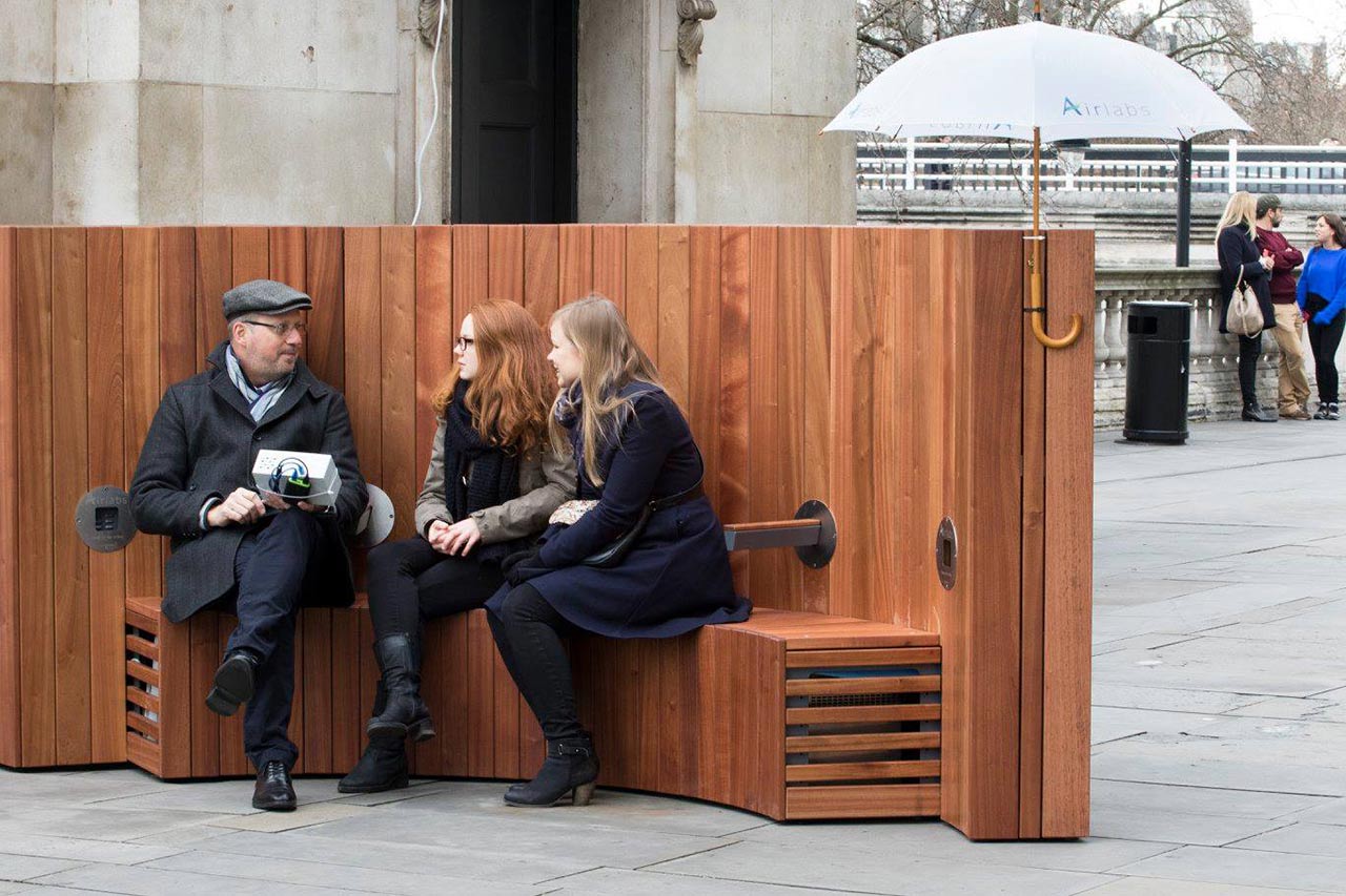 Artform tackle London pollution through innovative bench design