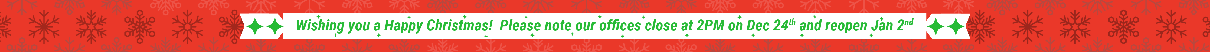 BSFG Merry Christmas Banner