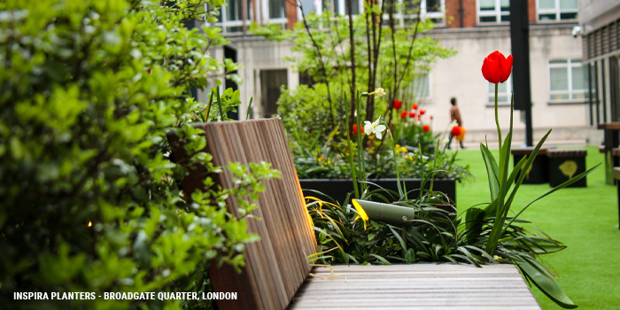 Inspira Planters - Broadgate Quarter - London