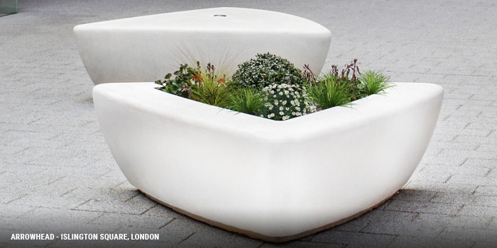 arrowhead planter - islington square london