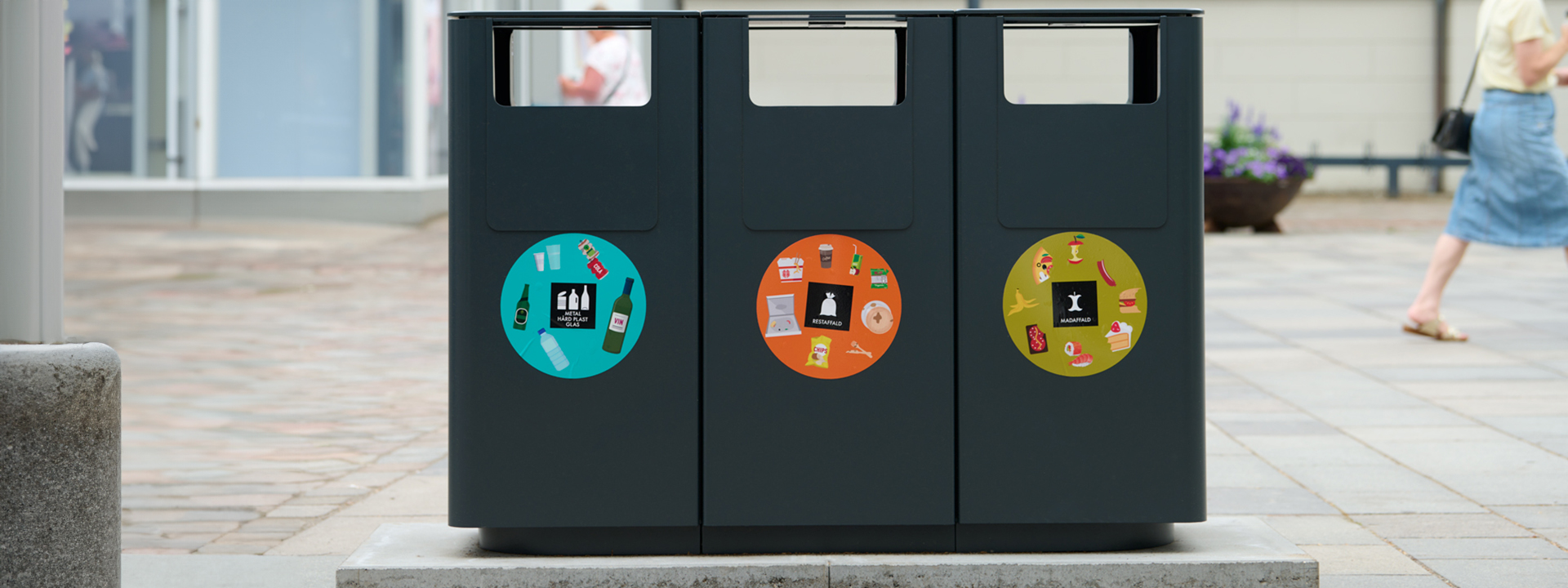 EGEDAL MILJØ 2 E Litter Bin